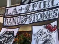 Trapo - Bandeira - Faixa - Telón - Trapo de la Barra: Los Danu Stones • Club: Danubio
