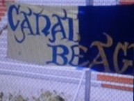 Trapo - Bandeira - Faixa - Telón - "Canal Beagle" Trapo de la Barra: Los del Cerro • Club: Everton de Viña del Mar