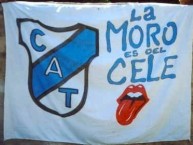 Trapo - Bandeira - Faixa - Telón - Trapo de la Barra: Los Inmortales • Club: Temperley
