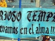 Trapo - Bandeira - Faixa - Telón - Trapo de la Barra: Los Inmortales • Club: Temperley