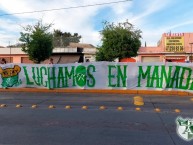 Trapo - Bandeira - Faixa - Telón - Trapo de la Barra: Los Lokos de Arriba • Club: León • País: México