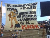Trapo - Bandeira - Faixa - Telón - Trapo de la Barra: Los Negritos • Club: Chaco For Ever • País: Argentina