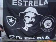 Trapo - Bandeira - Faixa - Telón - "Estrela Solitária" Trapo de la Barra: Loucos pelo Botafogo • Club: Botafogo