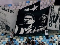 Trapo - Bandeira - Faixa - Telón - "Nilton Santos, Garrincha, Heleno" Trapo de la Barra: Loucos pelo Botafogo • Club: Botafogo