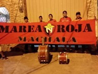 Trapo - Bandeira - Faixa - Telón - "MACHALA" Trapo de la Barra: Marea Roja • Club: El Nacional