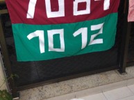 Trapo - Bandeira - Faixa - Telón - "Trapo en mención de los 4 títulos nacionales de Fluminense" Trapo de la Barra: O Bravo Ano de 52 • Club: Fluminense