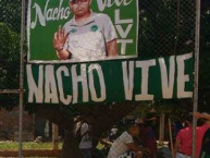 Trapo - Bandeira - Faixa - Telón - "NACHO VIVE" Trapo de la Barra: Pasión Vallenata Norte • Club: Valledupar • País: Colombia