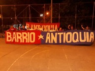 Trapo - Bandeira - Faixa - Telón - "BARRIO ANTIOQUIA" Trapo de la Barra: Rexixtenxia Norte • Club: Independiente Medellín