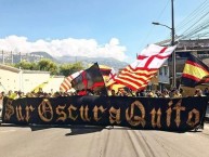 Trapo - Bandeira - Faixa - Telón - "Sur Oscura Quito trapo" Trapo de la Barra: Sur Oscura • Club: Barcelona Sporting Club