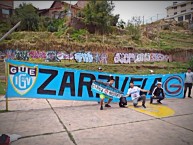 Trapo - Bandeira - Faixa - Telón - "ZARZUELA G" Trapo de la Barra: Vendaval Celeste • Club: Deportivo Garcilaso • País: Peru
