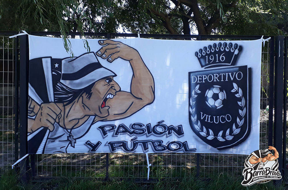 ESPECTACULAR TRAPO BARRA BRAVA basado en nuestro sitio. Club Deportivo Viluco - Comuna Buin - Chile