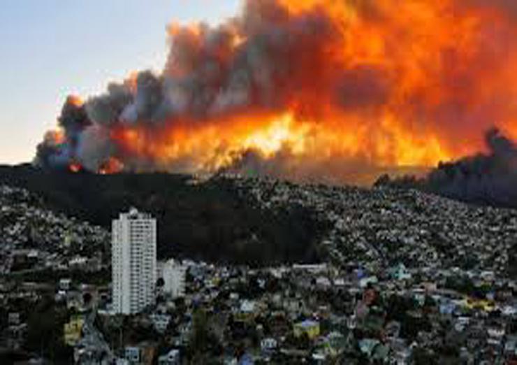 incendio de Valparaiso