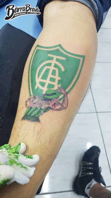 Tatuaje Barra Brava - Barra Una - América Mineiro - Brasil