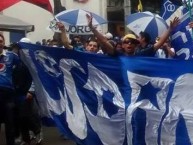 Foto: "Puente Arandazul" Barra: Comandos Azules • Club: Millonarios