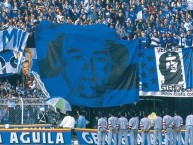 Foto: "Homenaje a Gonzalo Rodríguez Gacha, â€œEl Mexicanoâ€" Barra: Comandos Azules • Club: Millonarios • País: Colombia