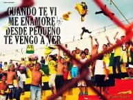 Foto: "yo sigooo al auriverdeeeee, porque yo naci aca, lo sigo desde pequeño. nunca lo voy a dejar" Barra: Fortaleza Leoparda Sur • Club: Atlético Bucaramanga • País: Colombia