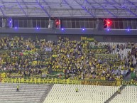 Foto: "vs Fortaleza en Brasil, 2025" Barra: Fortaleza Leoparda Sur • Club: Atlético Bucaramanga • País: Colombia