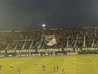Foto: "'Un amor deporvida Inalterable como la historia'" Barra: Frente Radical Verdiblanco &bull; Club: Deportivo Cali