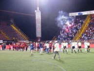 Foto: "De visitante en el Morera Soto en el 2012" Barra: Fuerza Azul • Club: Cartaginés • País: Costa Rica