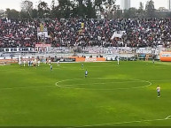 Foto: "copando el Estadio Sausalito en la visita ante Everton de Viña del Mar." Barra: Garra Blanca &bull; Club: Colo-Colo &bull; País: Chile