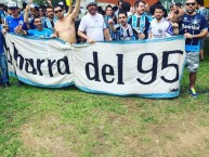 Foto: "La barra de Racing Club de Avellaneda presentes en el último superclasico brasileño" Barra: Geral do Grêmio • Club: Grêmio