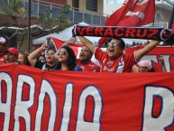 Foto: "Caravana previa al partido copa mx" Barra: Guardia Roja • Club: Tiburones Rojos de Veracruz