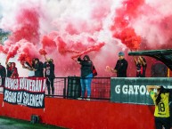 Foto: "Recibimiento a la sub-17 de la liga en la final de UNAFUT" Barra: La 12 • Club: Alajuelense • País: Costa Rica