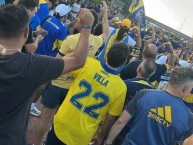 Foto: "Banderazo en Nashville, Tennessee. Previa del partido vs Auckland City" Barra: La 12 &bull; Club: Boca Juniors