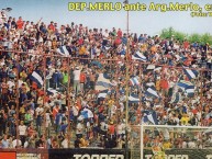 Foto: "en moron, el clasico contra argentino de Merlo, diciembre 2005" Barra: La Banda del Parque &bull; Club: Deportivo Merlo