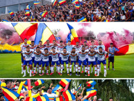 Foto: "contra temperley, vuelta de visitantes, 2026" Barra: La Banda del Tricolor &bull; Club: Colegiales &bull; País: Argentina