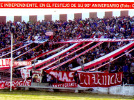 Foto: "año 2007, contra independiente, festejo 90 años" Barra: La Banda Descontrolada &bull; Club: Los Andes