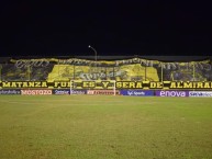Foto: "LA MATANZA FUE, ES Y SERA DE AMIRANTE" Barra: La Banda Monstruo &bull; Club: Almirante Brown
