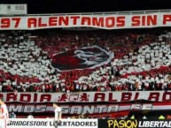 Foto: "LGARS" Barra: La Guardia Albi Roja Sur • Club: Independiente Santa Fe