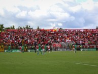 Foto: "Equidad VS Santa Fe // Liga 2022-2 // LA GUARDIA PTE" Barra: La Guardia Albi Roja Sur • Club: Independiente Santa Fe