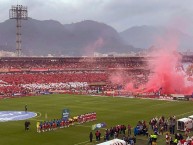 Foto: Barra: La Guardia Albi Roja Sur • Club: Independiente Santa Fe • País: Colombia