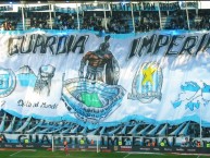 Foto: "Nuevo Telón 2024" Barra: La Guardia Imperial • Club: Racing Club • País: Argentina