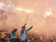 Foto: "vs Flamengo. Semifinal de la Copa Libertadores 2025" Barra: La Guardia Imperial &bull; Club: Racing Club &bull; País: Argentina