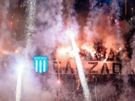 Foto: "vs Flamengo. Semifinal de la Copa Libertadores 2025" Barra: La Guardia Imperial &bull; Club: Racing Club &bull; País: Argentina