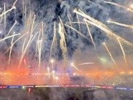 Foto: "vs Flamengo. Semifinal de la Copa Libertadores 2025" Barra: La Guardia Imperial &bull; Club: Racing Club &bull; País: Argentina