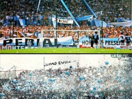 Foto: "Copando el Doble Visera de Independiente" Barra: La Guardia Imperial &bull; Club: Racing Club &bull; País: Argentina