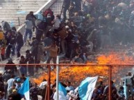 Foto: "Incidentes doble visera" Barra: La Guardia Imperial &bull; Club: Racing Club &bull; País: Argentina