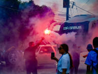 Foto: "Pasillo de aliento de la H.Terrorizer en la gran Final de Ida de la Liga de Expansión MX Clausura 2026. Jaiba Brava vs Cancún" Barra: La Terrorizer &bull; Club: Tampico Madero &bull; País: México