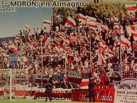 Foto: "contra laferrere en almagro, año 2003" Barra: Los Borrachos de Morón &bull; Club: Deportivo Morón