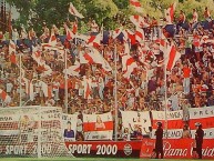 Foto: "contra almirante en almagro, año 2003" Barra: Los Borrachos de Morón &bull; Club: Deportivo Morón