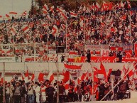 Foto: "en almagro, contra almirante, año 2003" Barra: Los Borrachos de Morón &bull; Club: Deportivo Morón
