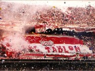 Foto: "Clasico telón" Barra: Los Borrachos del Tablón • Club: River Plate • País: Argentina
