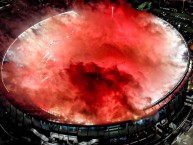 Foto: "Recibimiento historico vs Atlético Mineiro, copa libertadores, 29/10/2024" Barra: Los Borrachos del Tablón • Club: River Plate • País: Argentina