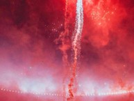 Foto: "Semifinal de la copa libertadores, 29/10/2024" Barra: Los Borrachos del Tablón • Club: River Plate • País: Argentina