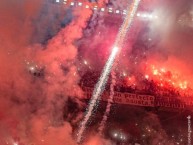 Foto: "Semifinal de la copa libertadores, 29/10/2024" Barra: Los Borrachos del Tablón • Club: River Plate • País: Argentina