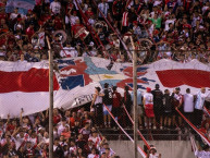 Foto: "Las Malvinas son Argentinas" Barra: Los Borrachos del Tablón &bull; Club: River Plate &bull; País: Argentina
